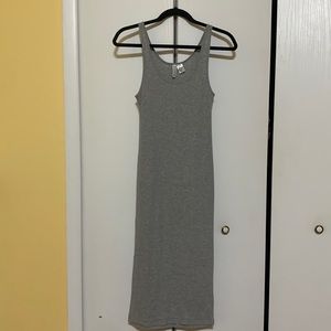 Ribbed midi dress